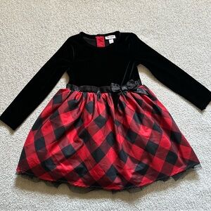 Girls Buffalo Plaid Dress